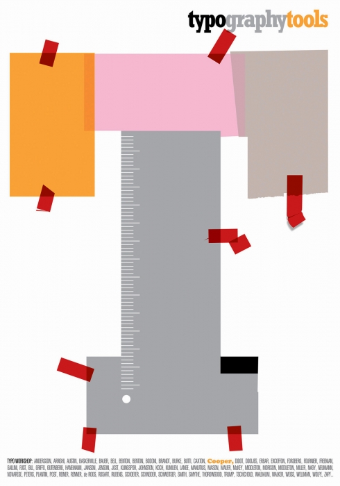 Typotools - a poster for typography seminar, 2007