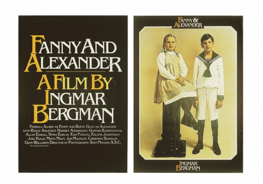 Ingmar Bergmanin Fanny & Alexander -elokuvan julistepari vuodelta 1983